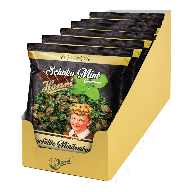 HENRI - gefüllte Minibonbons Schoko-Mint - International Sweet Trading ...